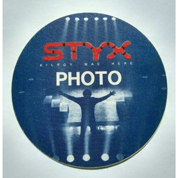 Styx Kilroy Was Here Backstage Pass Original 1984 Rock Concert Mister Roboto - Picture 1 of 3